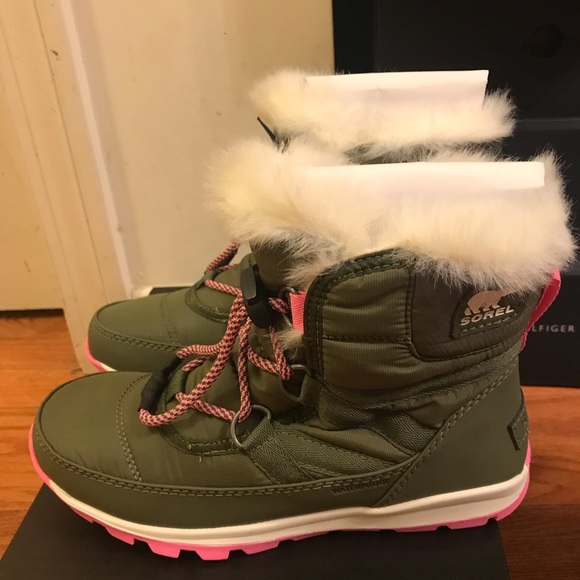 NEW Sorel Whitney Short Lace Snow Boots - Picture 2 of 6